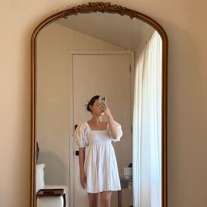 NWT Hunter & Brown Mini White Cotton Dress